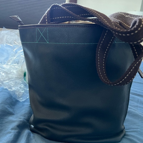 Paw Print Leather Tote - Picture 2 of 4